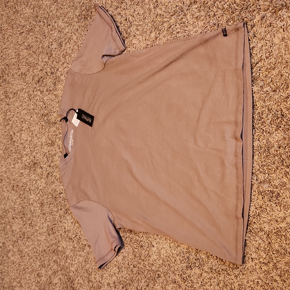 Buffalo David Bitton Heathered Mink Colored Tee